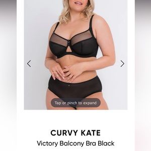 Curvy Kate Victory Balcony Bras size 38J-38K.